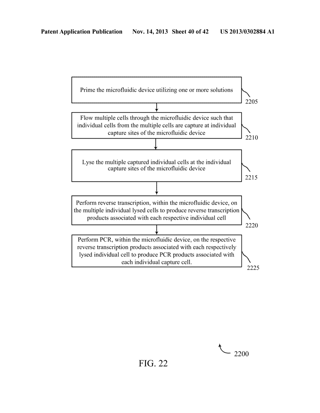 METHODS, SYSTEMS AND DEVICES FOR MULTIPLE SINGLE-CELL CAPTURING AND     PROCESSING USING MICROFLUIDICS - diagram, schematic, and image 41