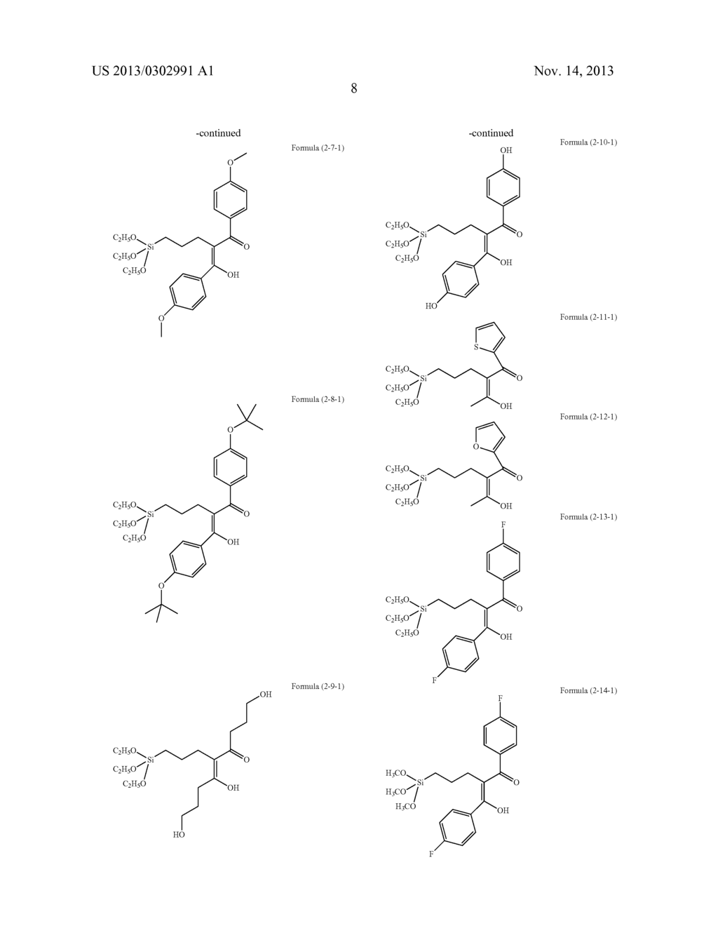 COMPOSITION FOR FORMING RESIST UNDERLAYER FILM, CONTAINING SILICON THAT     BEARS DIKETONE-STRUCTURE-CONTAINING ORGANIC GROUP - diagram, schematic, and image 09