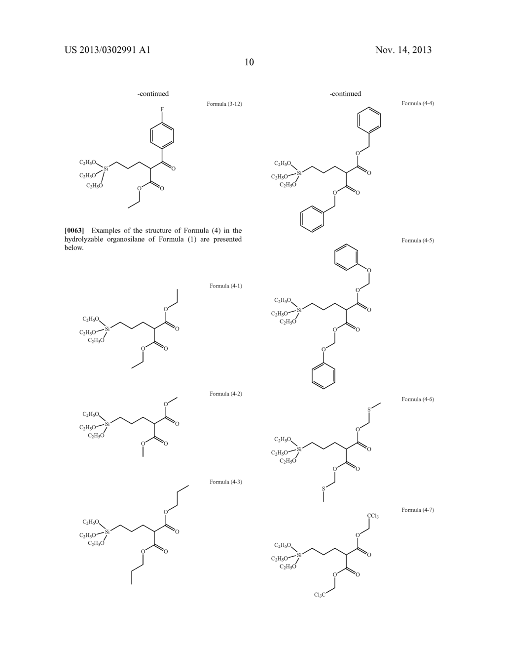 COMPOSITION FOR FORMING RESIST UNDERLAYER FILM, CONTAINING SILICON THAT     BEARS DIKETONE-STRUCTURE-CONTAINING ORGANIC GROUP - diagram, schematic, and image 11