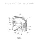 COMPUTER CASE WITH VENTILATION AND HEAT DISSIPATION EFFECTS diagram and image