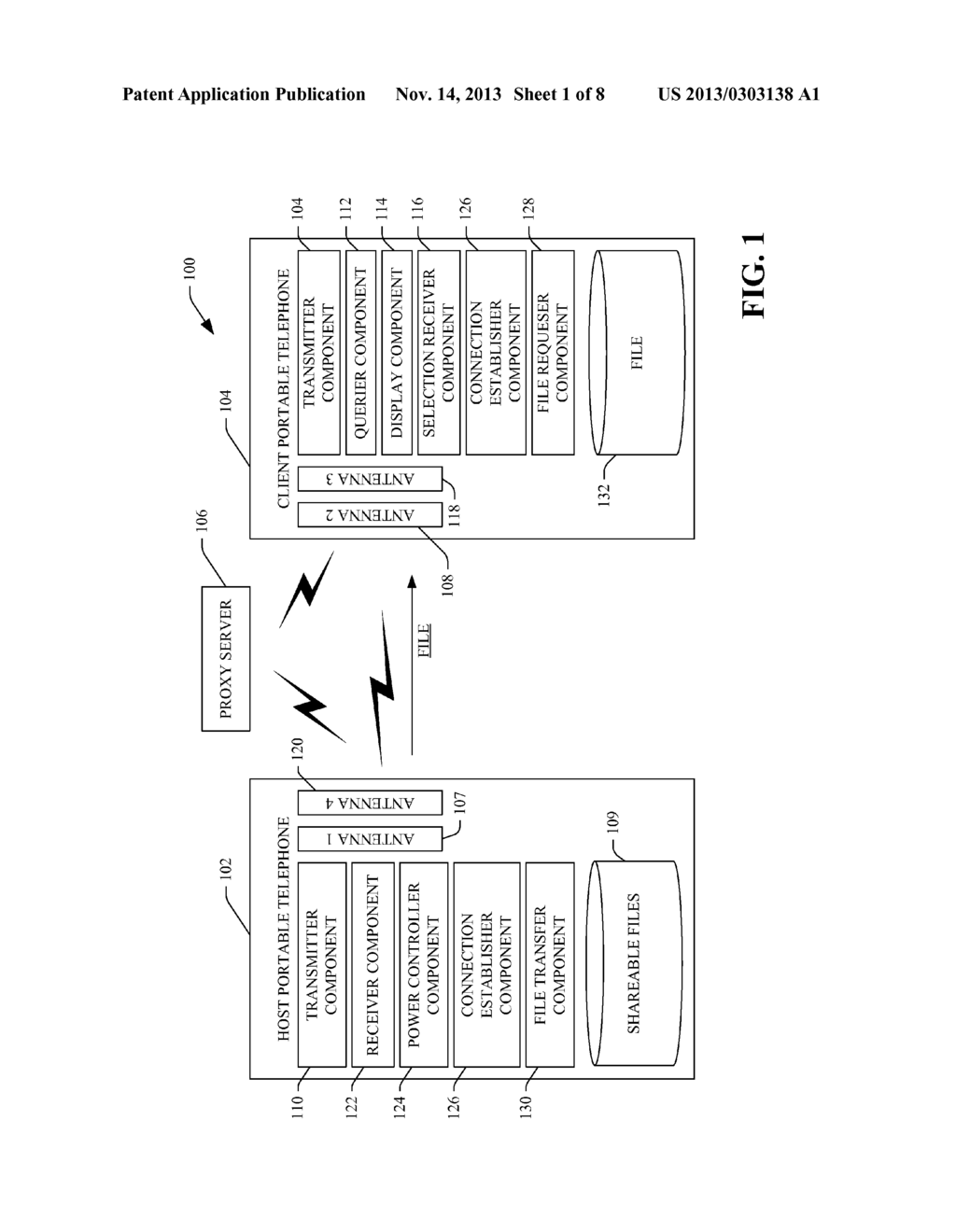 TRANSFER OF DATA-INTENSIVE CONTENT BETWEEN PORTABLE DEVICES - diagram, schematic, and image 02