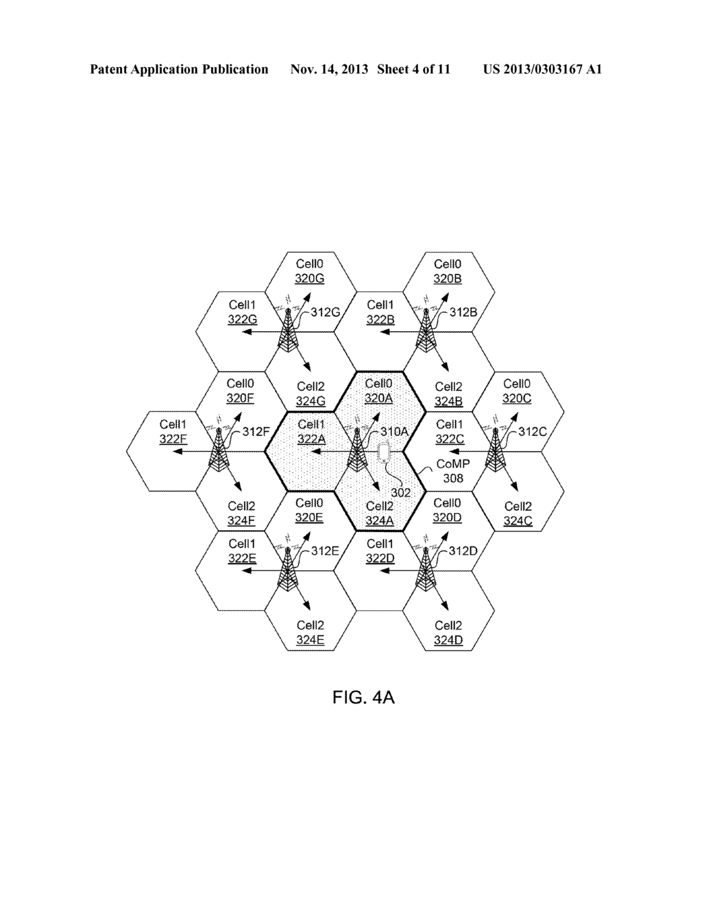 COORDINATED DYNAMIC POINT SELECTION (DPS) WITH CELL RANGE EXPANSION IN A     COORDINATED MULTIPOINT (CoMP) SYSTEM - diagram, schematic, and image 05