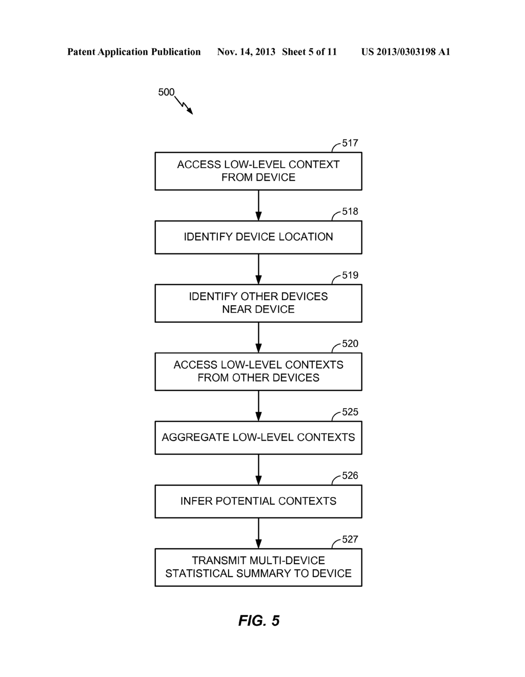 INFERRING A CONTEXT FROM CROWD-SOURCED ACTIVITY DATA - diagram, schematic, and image 06