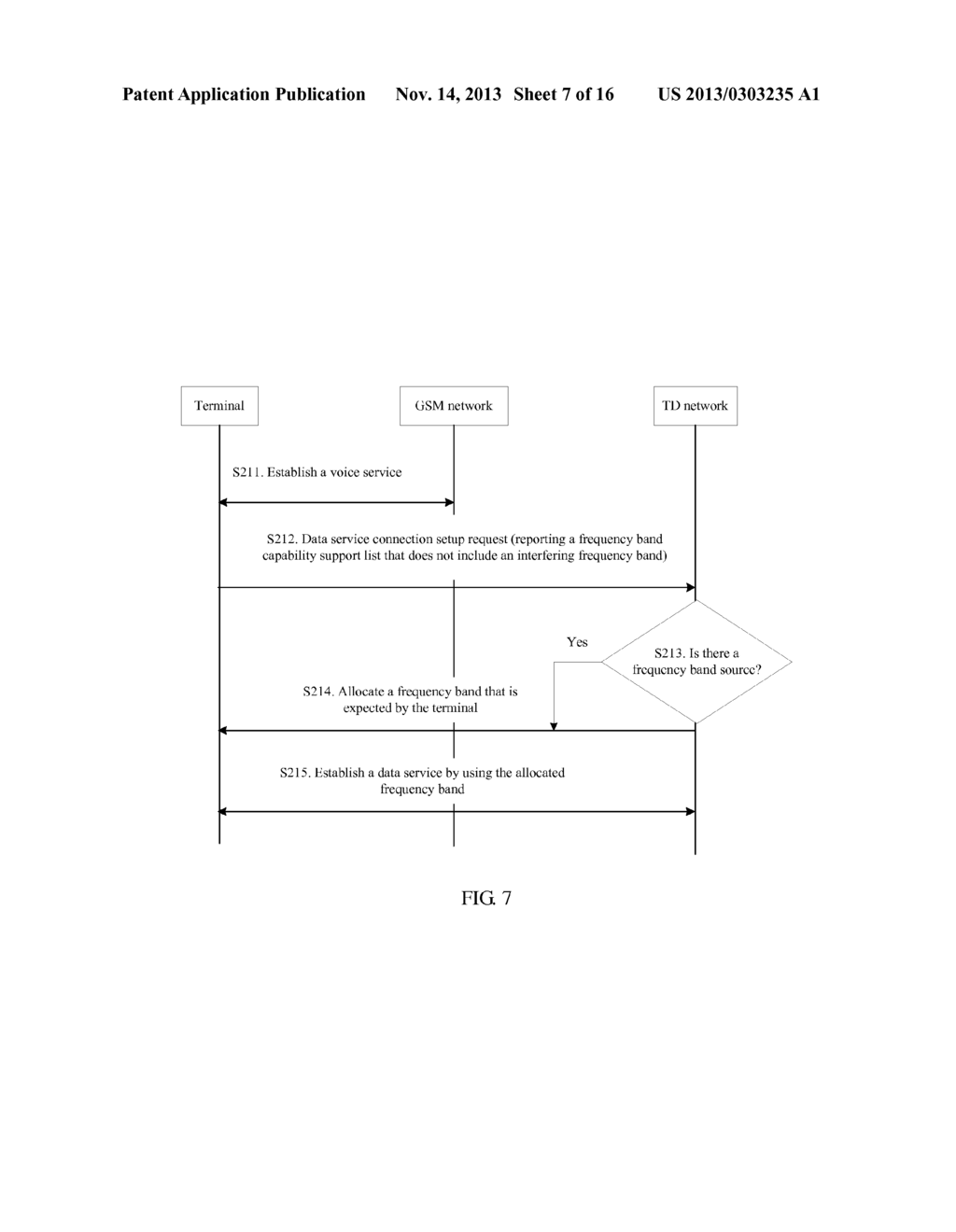 METHOD FOR REDUCING FREQUENCY BAND INTERFERENCE FOR MULTI-MODE TERMINAL,     MULTI-MODE TERMINAL, AND NETWORK DEVICE - diagram, schematic, and image 08