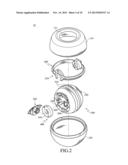 BALL-SHAPE BRAWN TRAINING DEVICE AND RING THEREOF diagram and image