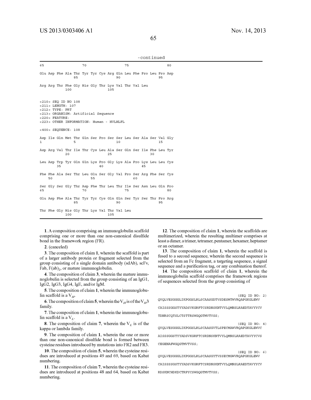 ENGINEERING OF IMMUNOGLOBULIN DOMAINS - diagram, schematic, and image 98