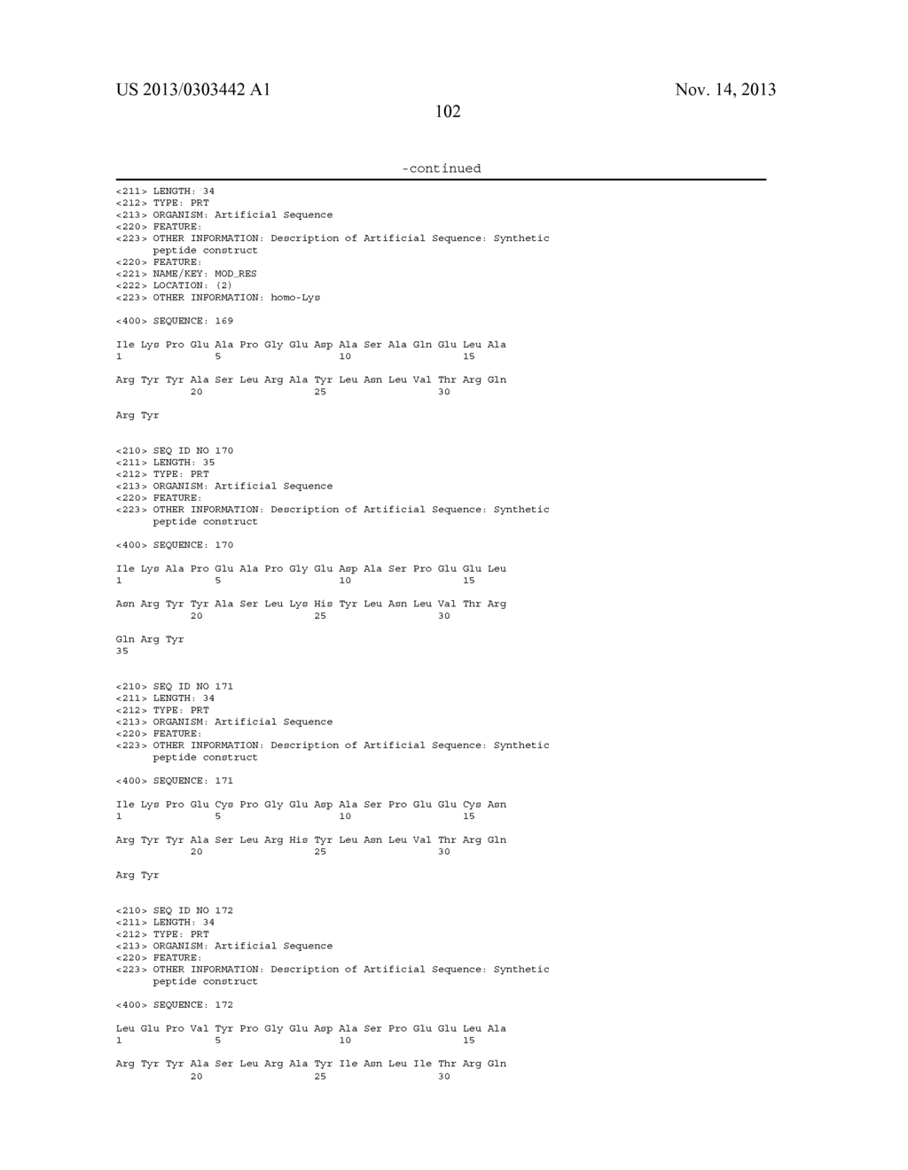 PANCREATIC POLYPEPTIDE FAMILY MOTIFS, POLYPEPTIDES AND METHODS COMPRISING     THE SAME - diagram, schematic, and image 160