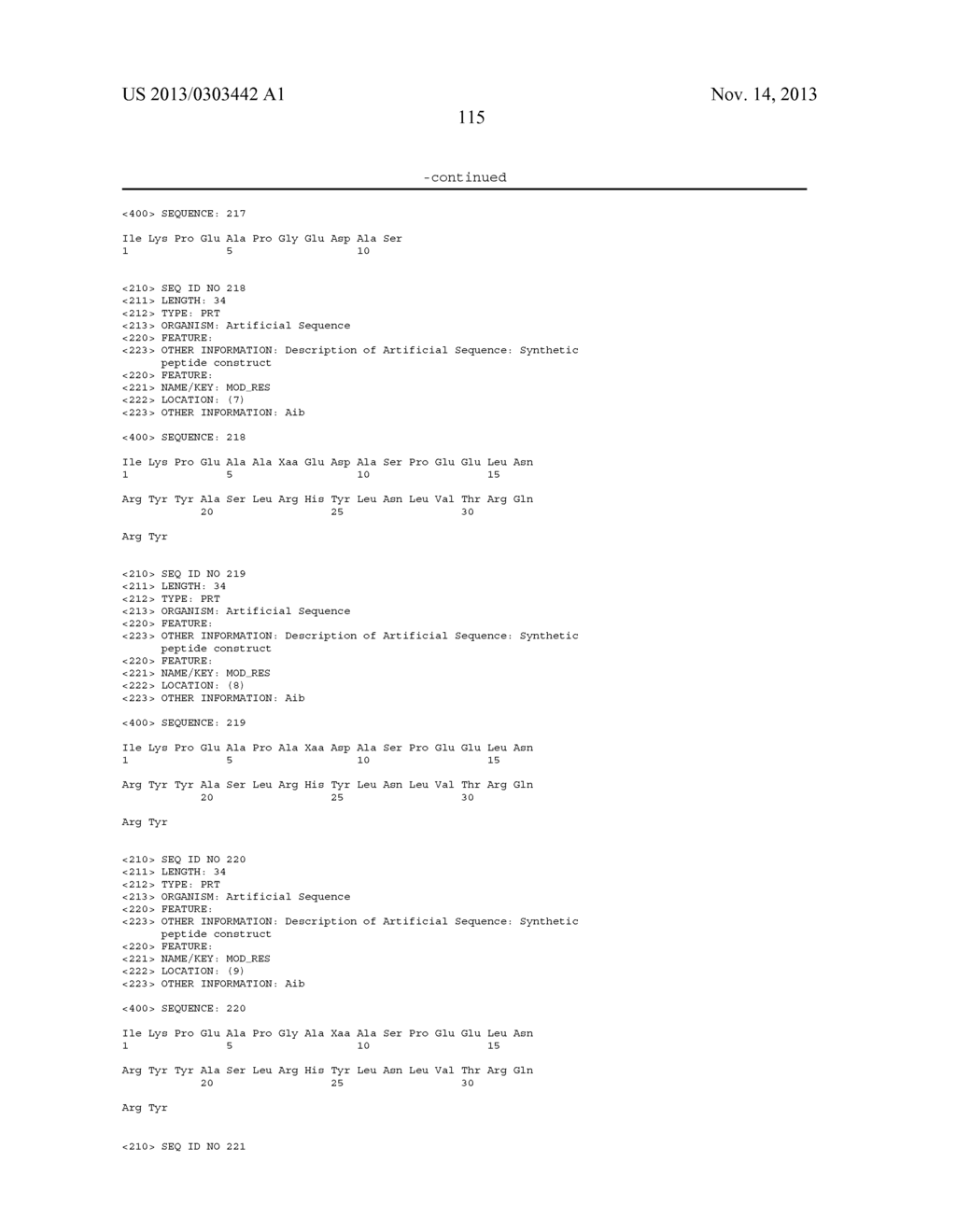 PANCREATIC POLYPEPTIDE FAMILY MOTIFS, POLYPEPTIDES AND METHODS COMPRISING     THE SAME - diagram, schematic, and image 173