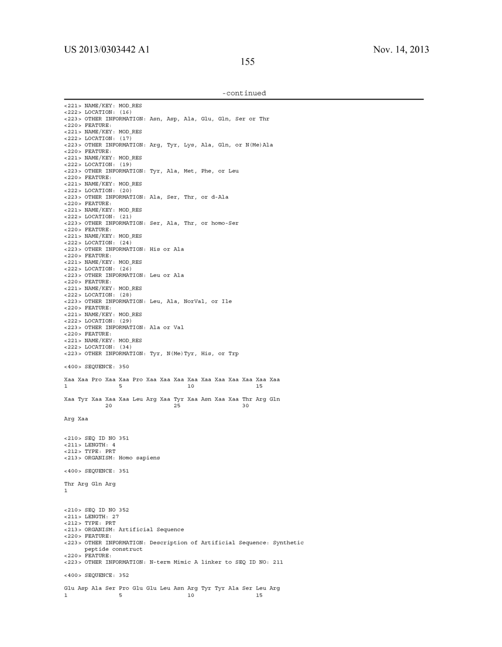 PANCREATIC POLYPEPTIDE FAMILY MOTIFS, POLYPEPTIDES AND METHODS COMPRISING     THE SAME - diagram, schematic, and image 213