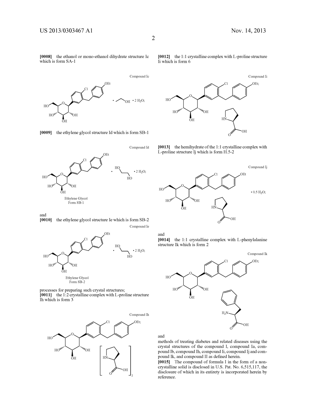 CRYSTAL STRUCTURES OF SGLT2 INHIBITORS AND PROCESSES FOR PREPARING SAME - diagram, schematic, and image 25