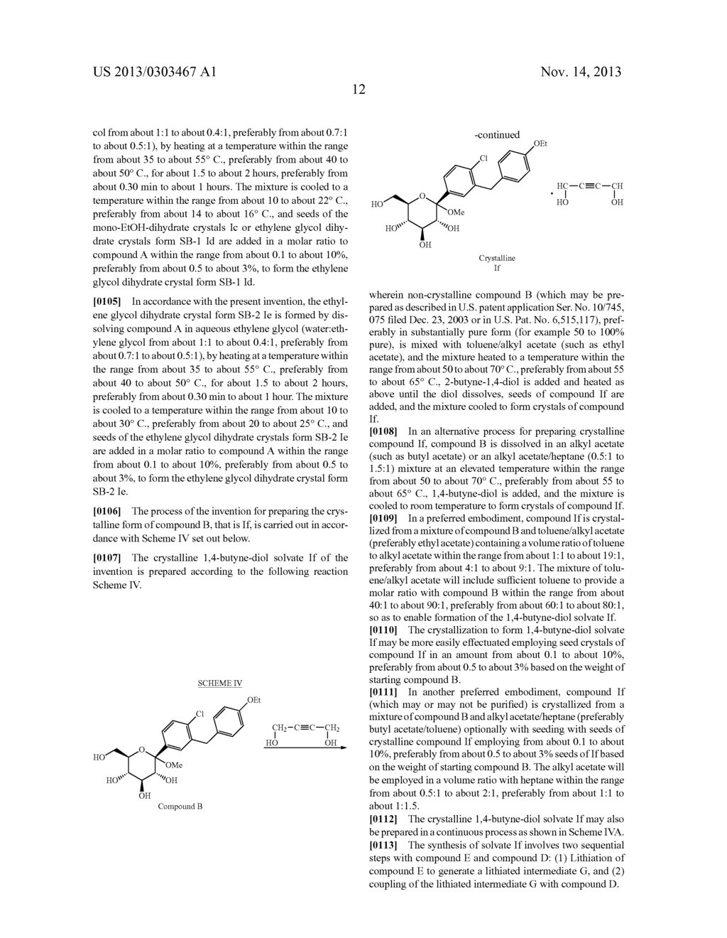 CRYSTAL STRUCTURES OF SGLT2 INHIBITORS AND PROCESSES FOR PREPARING SAME - diagram, schematic, and image 35