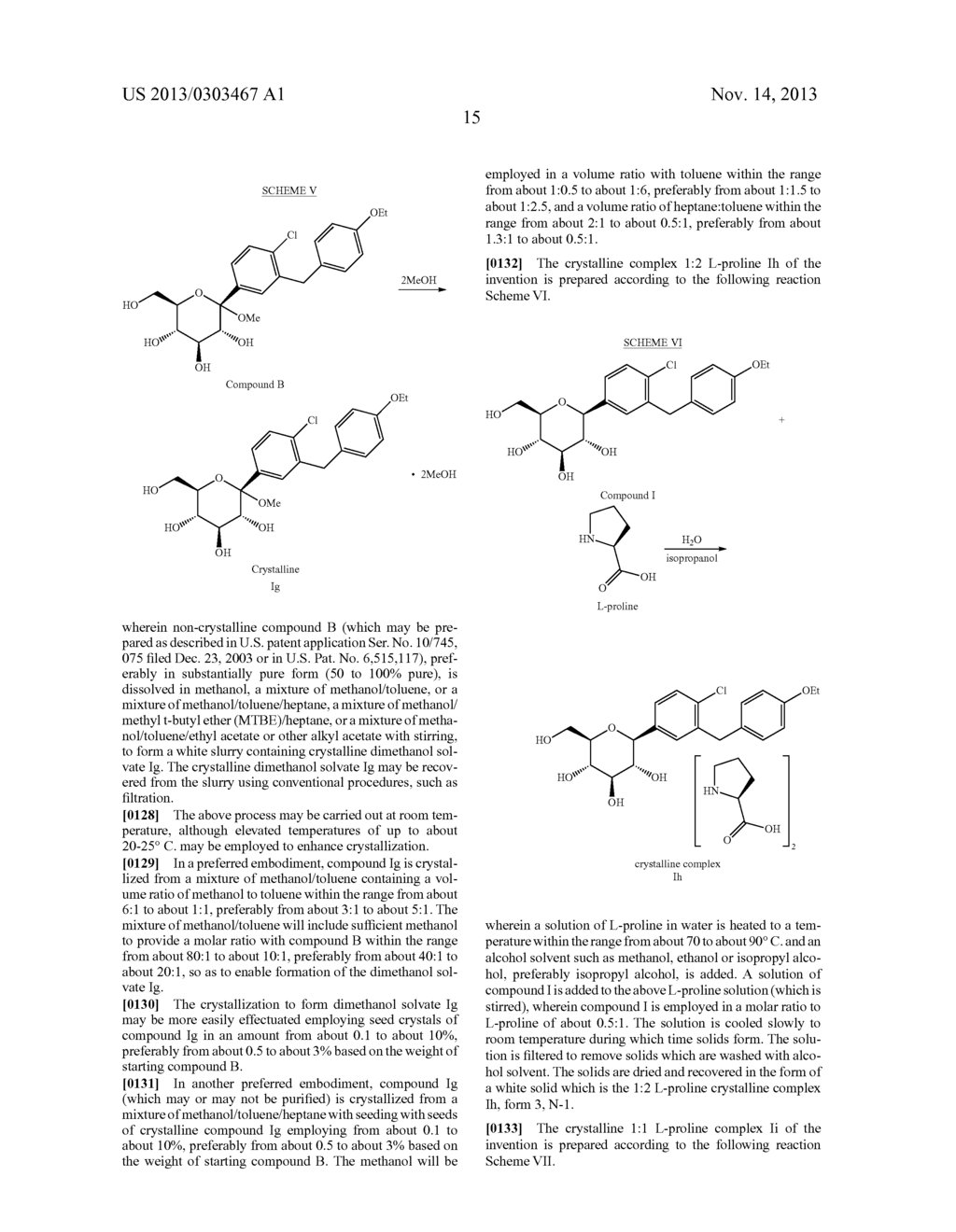 CRYSTAL STRUCTURES OF SGLT2 INHIBITORS AND PROCESSES FOR PREPARING SAME - diagram, schematic, and image 38