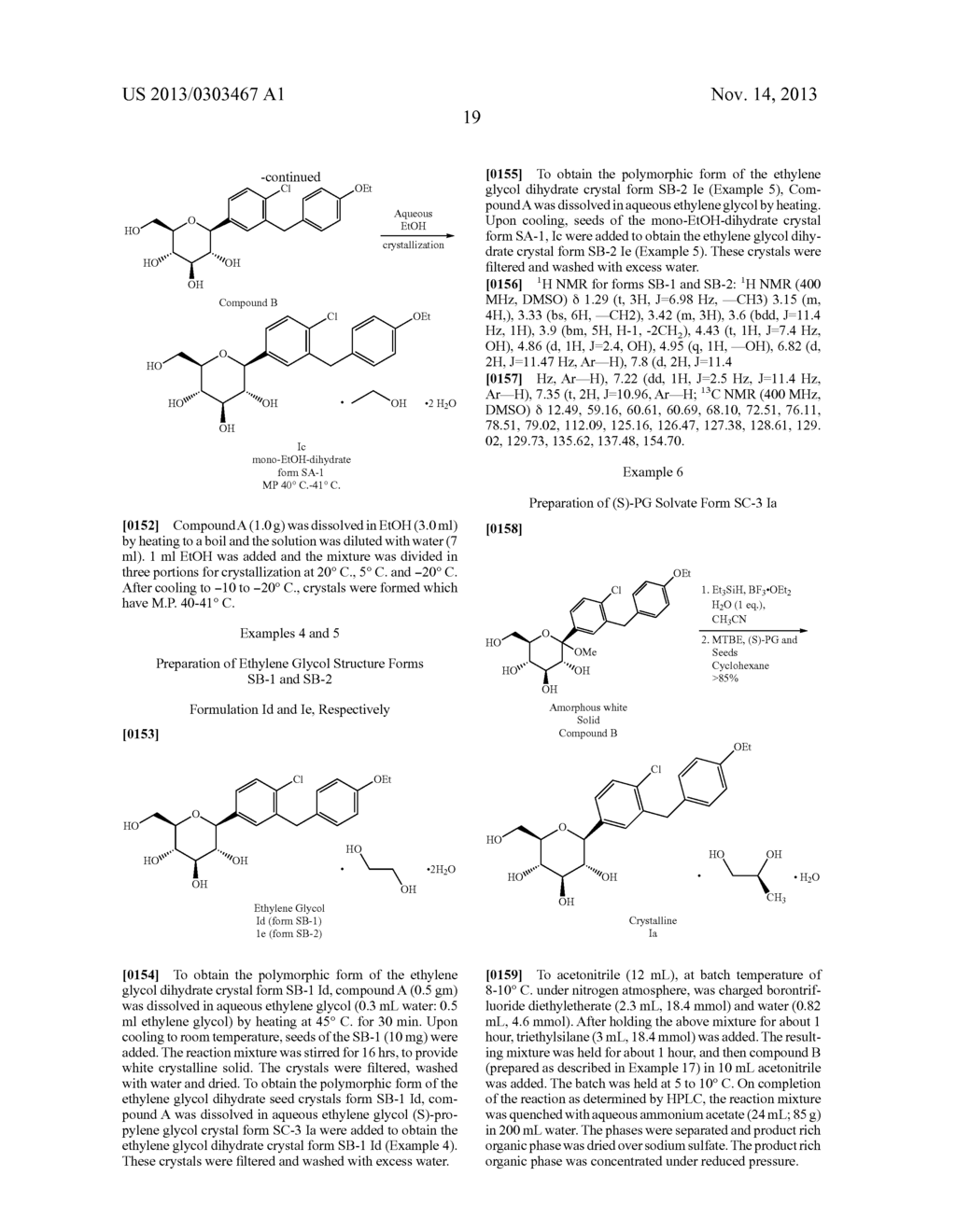 CRYSTAL STRUCTURES OF SGLT2 INHIBITORS AND PROCESSES FOR PREPARING SAME - diagram, schematic, and image 42