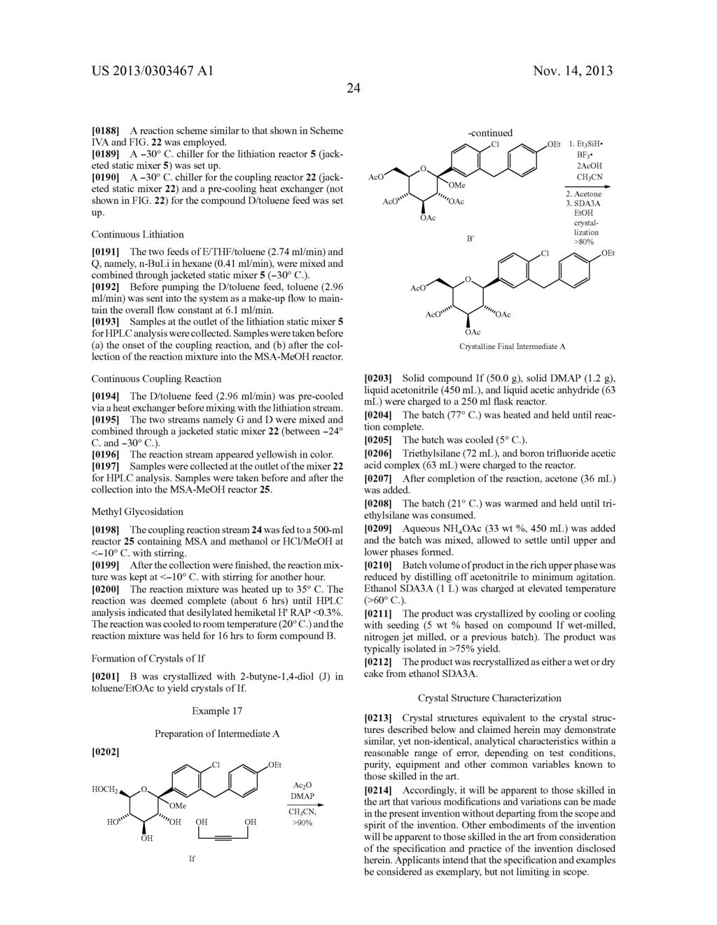 CRYSTAL STRUCTURES OF SGLT2 INHIBITORS AND PROCESSES FOR PREPARING SAME - diagram, schematic, and image 47