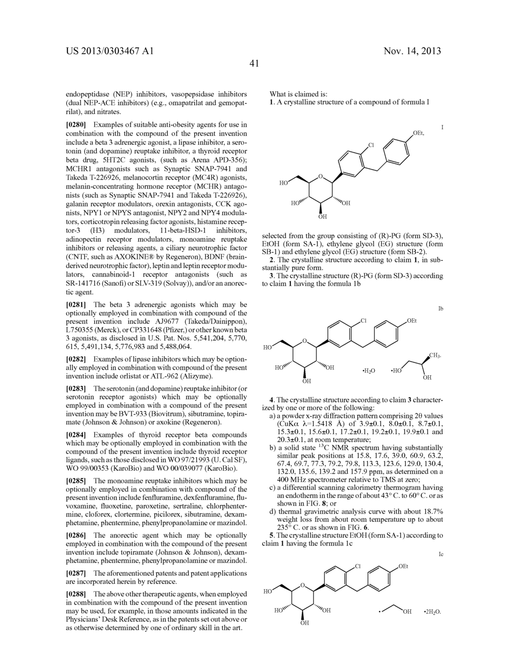 CRYSTAL STRUCTURES OF SGLT2 INHIBITORS AND PROCESSES FOR PREPARING SAME - diagram, schematic, and image 64