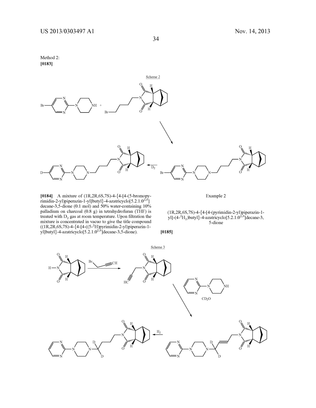DEUTERATED 5-HT1A RECEPTOR AGONISTS - diagram, schematic, and image 35
