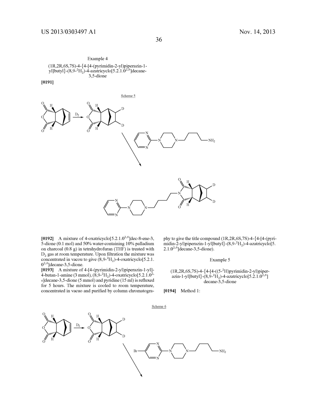 DEUTERATED 5-HT1A RECEPTOR AGONISTS - diagram, schematic, and image 37