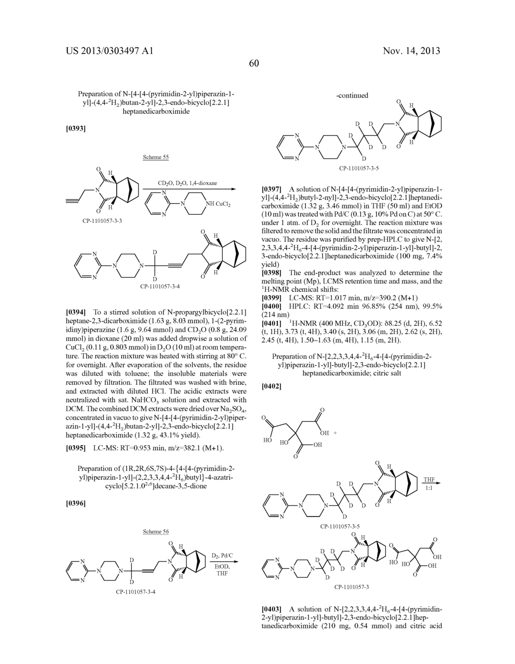 DEUTERATED 5-HT1A RECEPTOR AGONISTS - diagram, schematic, and image 61