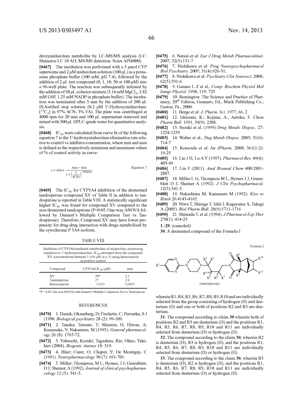 DEUTERATED 5-HT1A RECEPTOR AGONISTS - diagram, schematic, and image 67