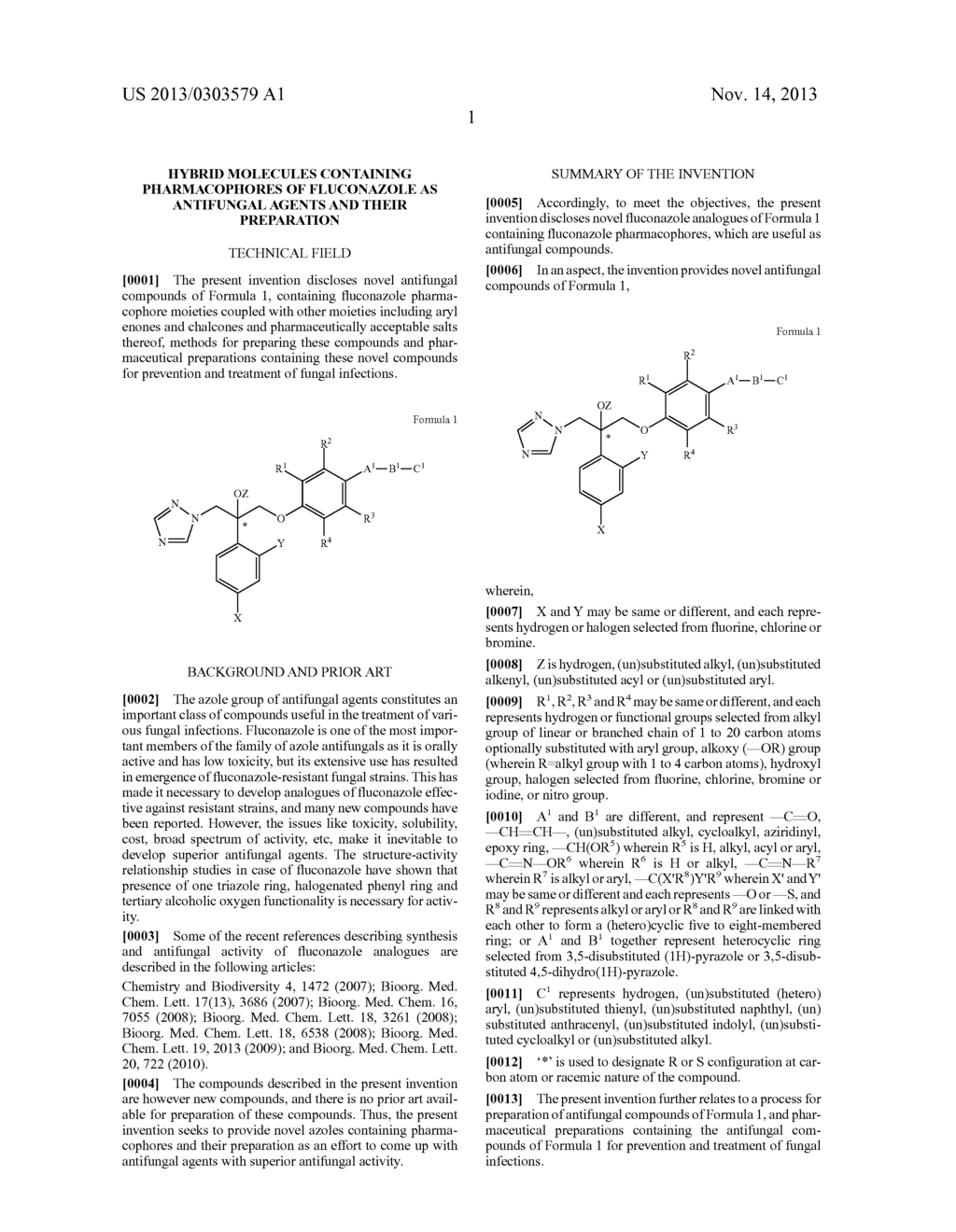 HYBRID MOLECULES CONTAINING PHARMACOPHORES OF FLUCONAZOLE AS ANTIFUNGAL     AGENTS AND THEIR PREPARATION - diagram, schematic, and image 02