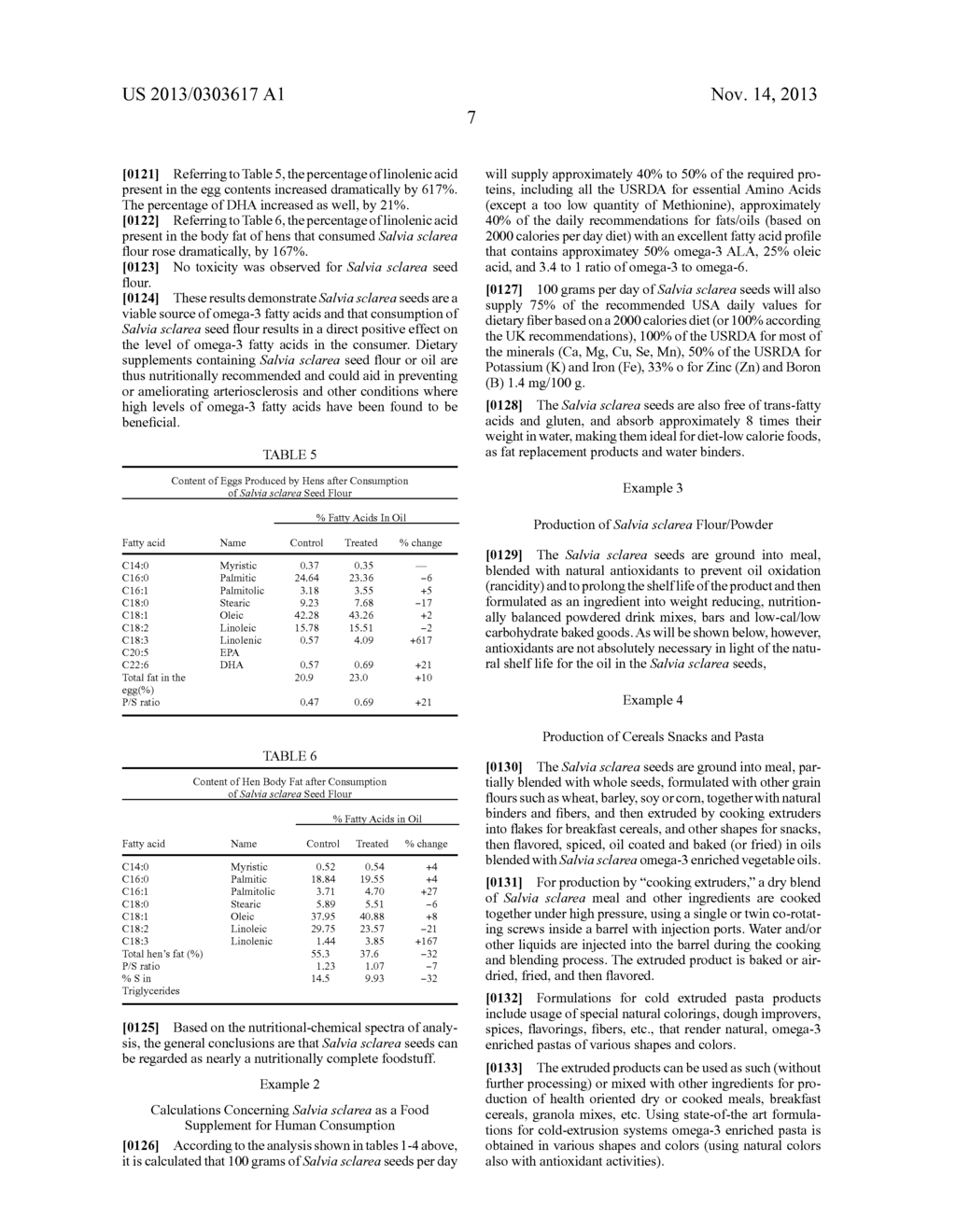 COMPOSITIONS CONTAINING AS THE ACTIVE INGREDIENT COMPONENTS FROM SALVIA     SCLAREA SEED - diagram, schematic, and image 08