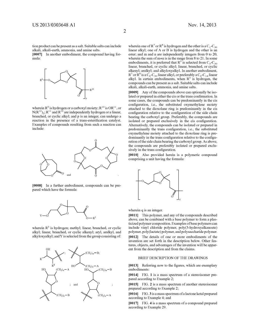 GLYCEROL LEVULINATE KETALS AND THEIR USE IN THE MANUFACTURE OF     POLYURETHANES, AND POLYURETHANES FORMED THEREFROM - diagram, schematic, and image 07
