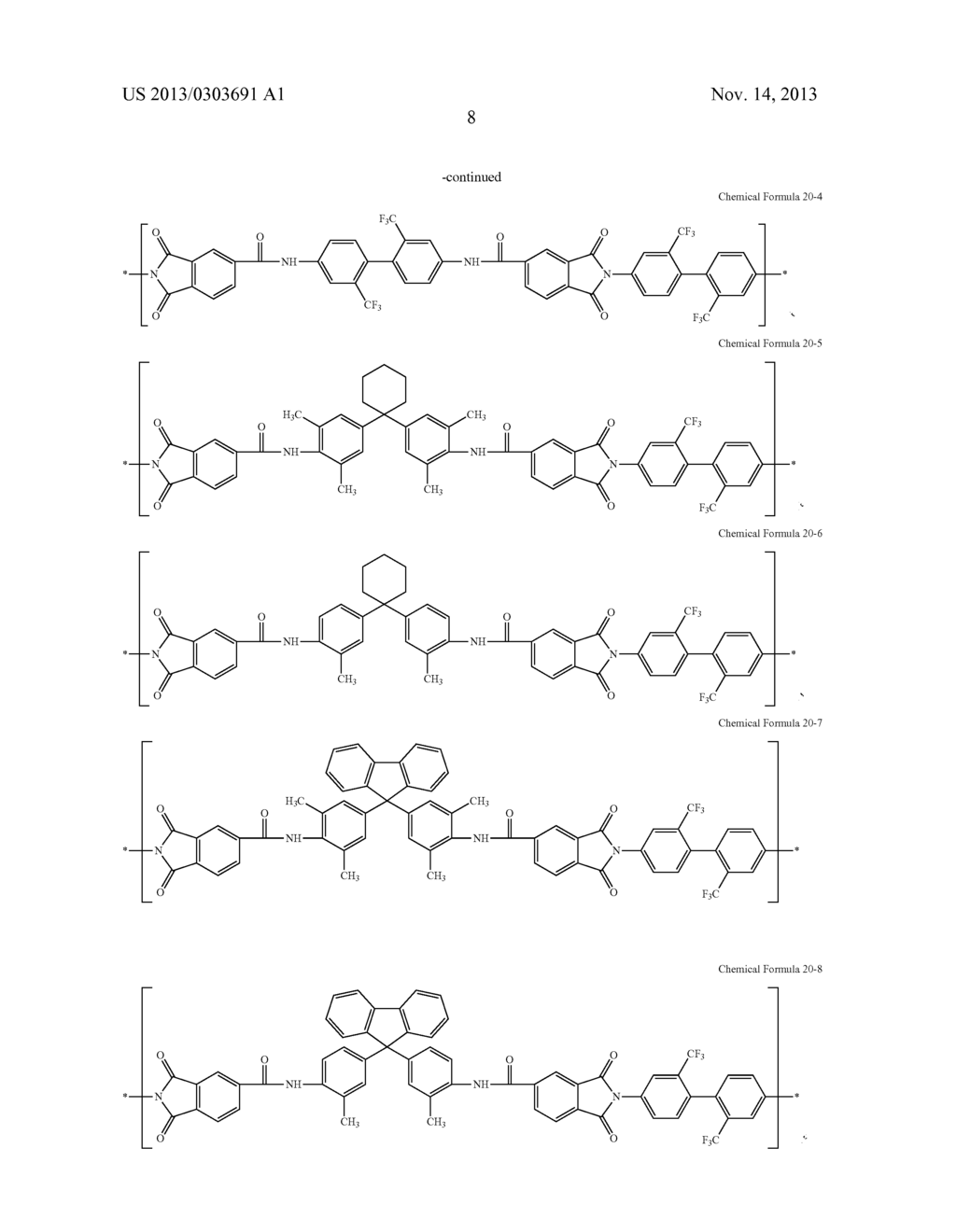 NOVEL MATERIAL FOR OPTICAL FILM, POLYMER, ARTICLE PREPARED BY USING THE     POLYMER, AND DISPLAY DEVICE INCLUDING THE ARTICLE - diagram, schematic, and image 13