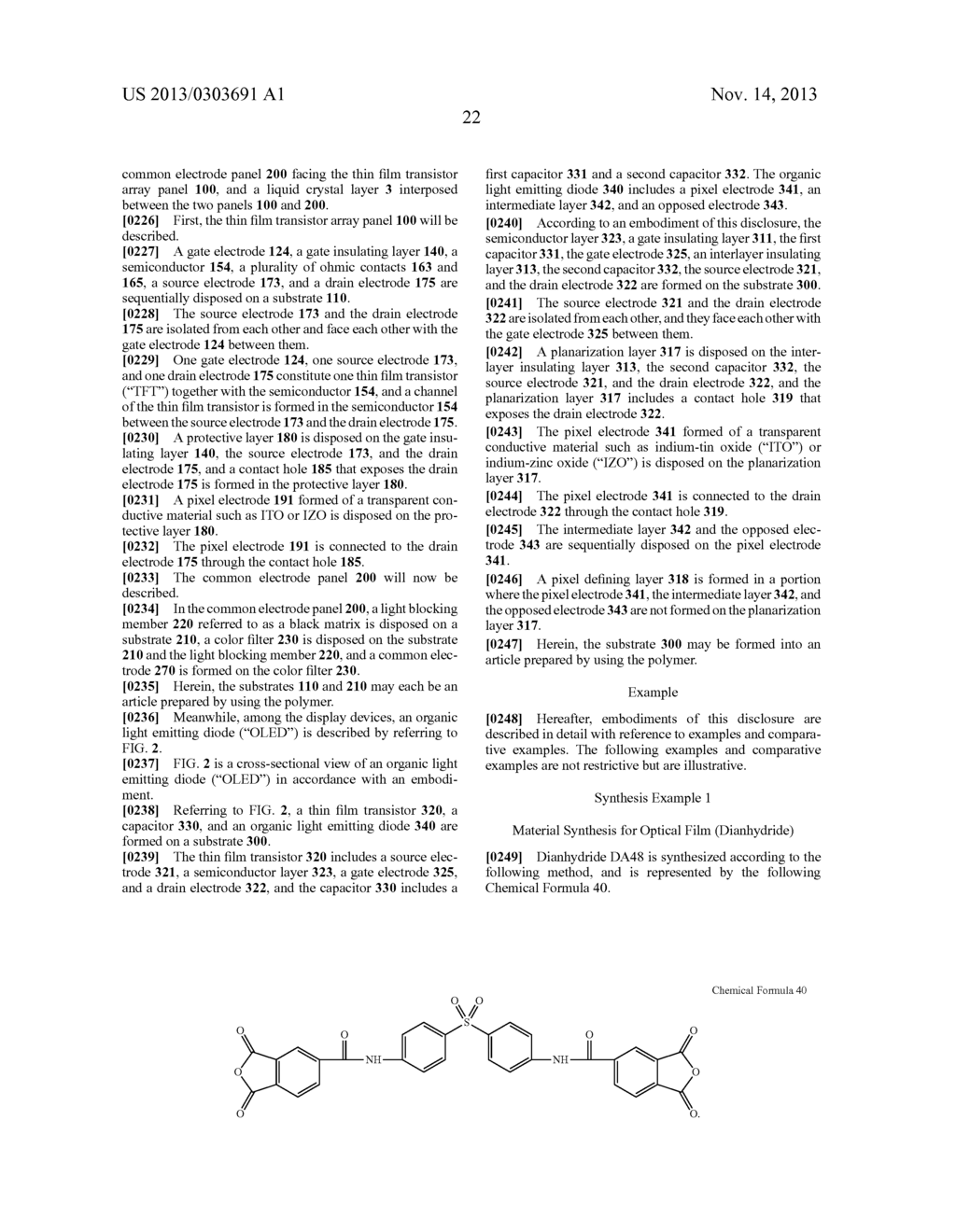 NOVEL MATERIAL FOR OPTICAL FILM, POLYMER, ARTICLE PREPARED BY USING THE     POLYMER, AND DISPLAY DEVICE INCLUDING THE ARTICLE - diagram, schematic, and image 27