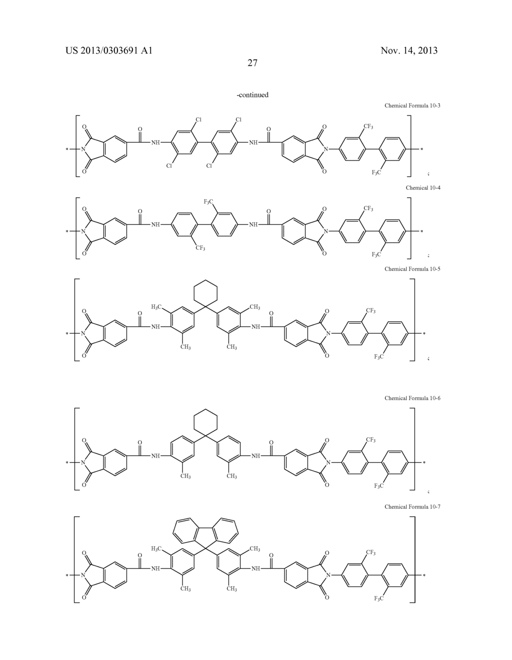 NOVEL MATERIAL FOR OPTICAL FILM, POLYMER, ARTICLE PREPARED BY USING THE     POLYMER, AND DISPLAY DEVICE INCLUDING THE ARTICLE - diagram, schematic, and image 32