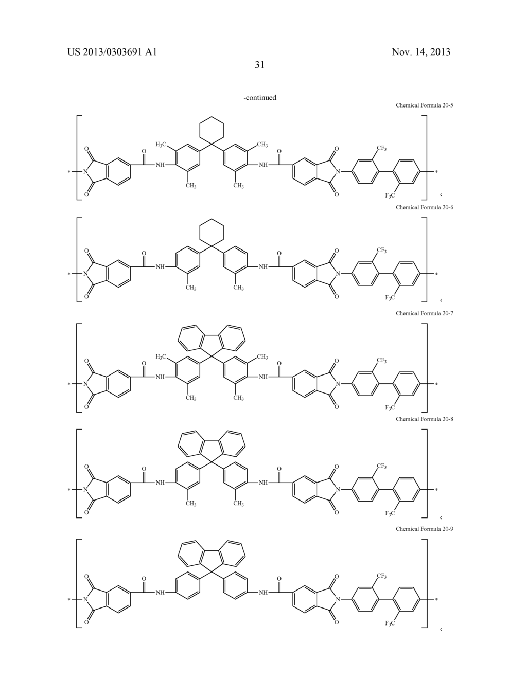NOVEL MATERIAL FOR OPTICAL FILM, POLYMER, ARTICLE PREPARED BY USING THE     POLYMER, AND DISPLAY DEVICE INCLUDING THE ARTICLE - diagram, schematic, and image 36