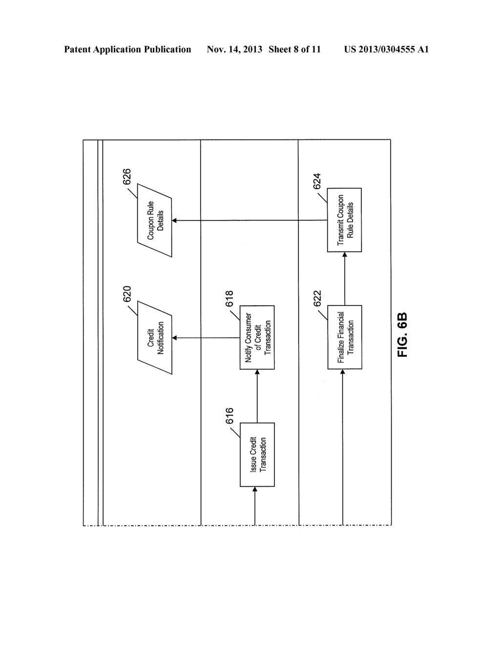 METHOD AND SYSTEM FOR APPLYING COUPON RULES TO A FINANCIAL TRANSACTION - diagram, schematic, and image 09