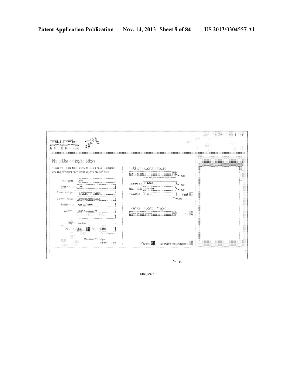 ONLINE REWARD POINT EXCHANGE METHOD AND SYSTEM WITH REWARD TRANSACTIONS     BASED ON USER PROFILES - diagram, schematic, and image 09