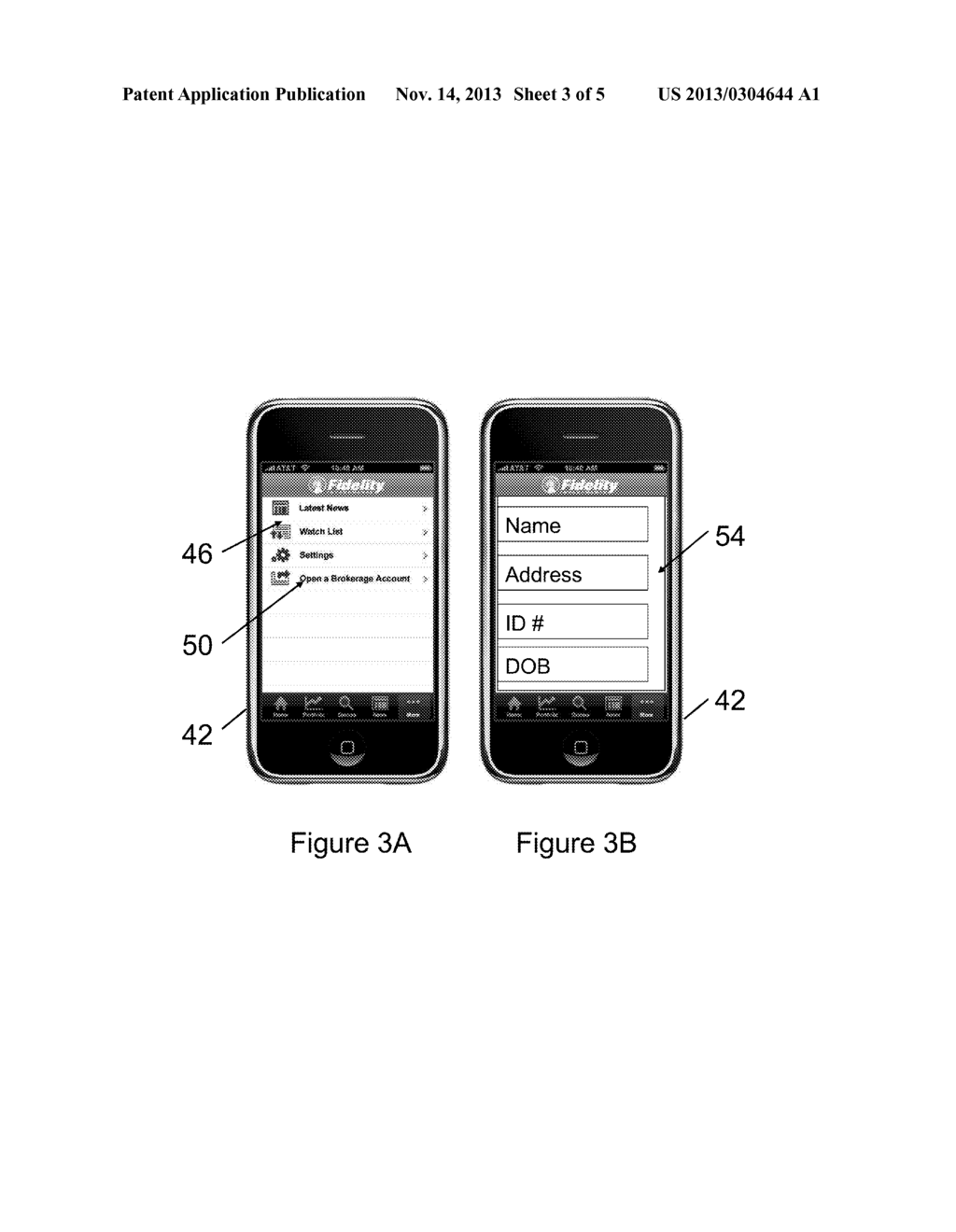 Establishing a Financial Account using a Mobile Computing Device - diagram, schematic, and image 04