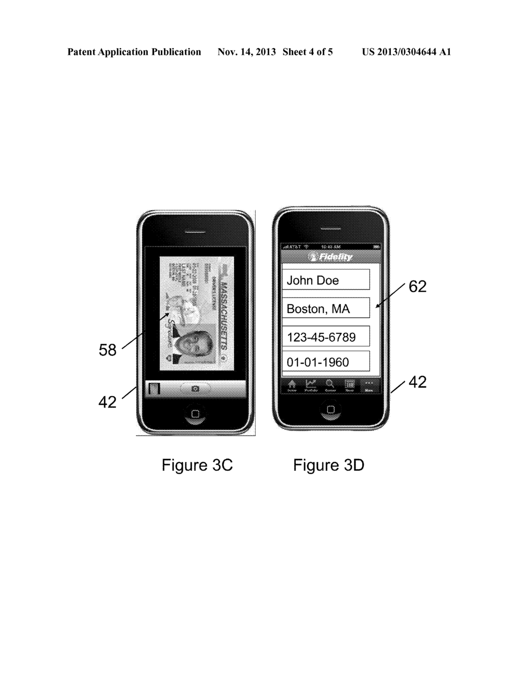 Establishing a Financial Account using a Mobile Computing Device - diagram, schematic, and image 05