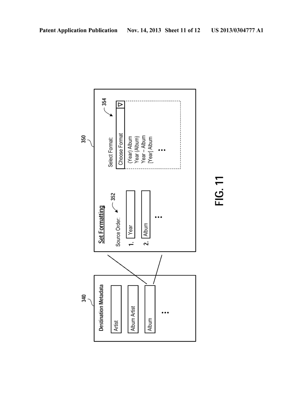 MAPPING METADATA ON IMPORT OF A MUSIC LIBRARY - diagram, schematic, and image 12