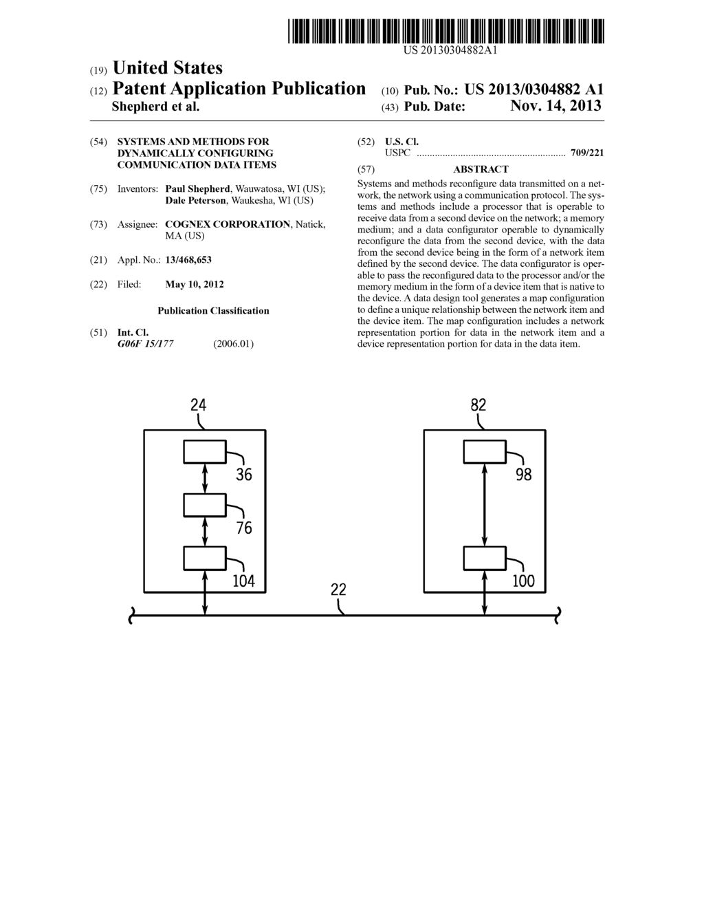 Systems and Methods for Dynamically Configuring Communication Data Items - diagram, schematic, and image 01