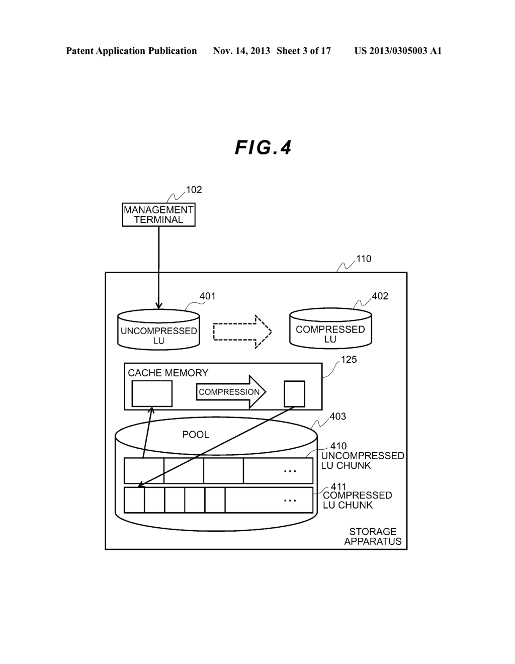 STORAGE APPARATUS AND DATA MANAGEMENT METHOD - diagram, schematic, and image 04