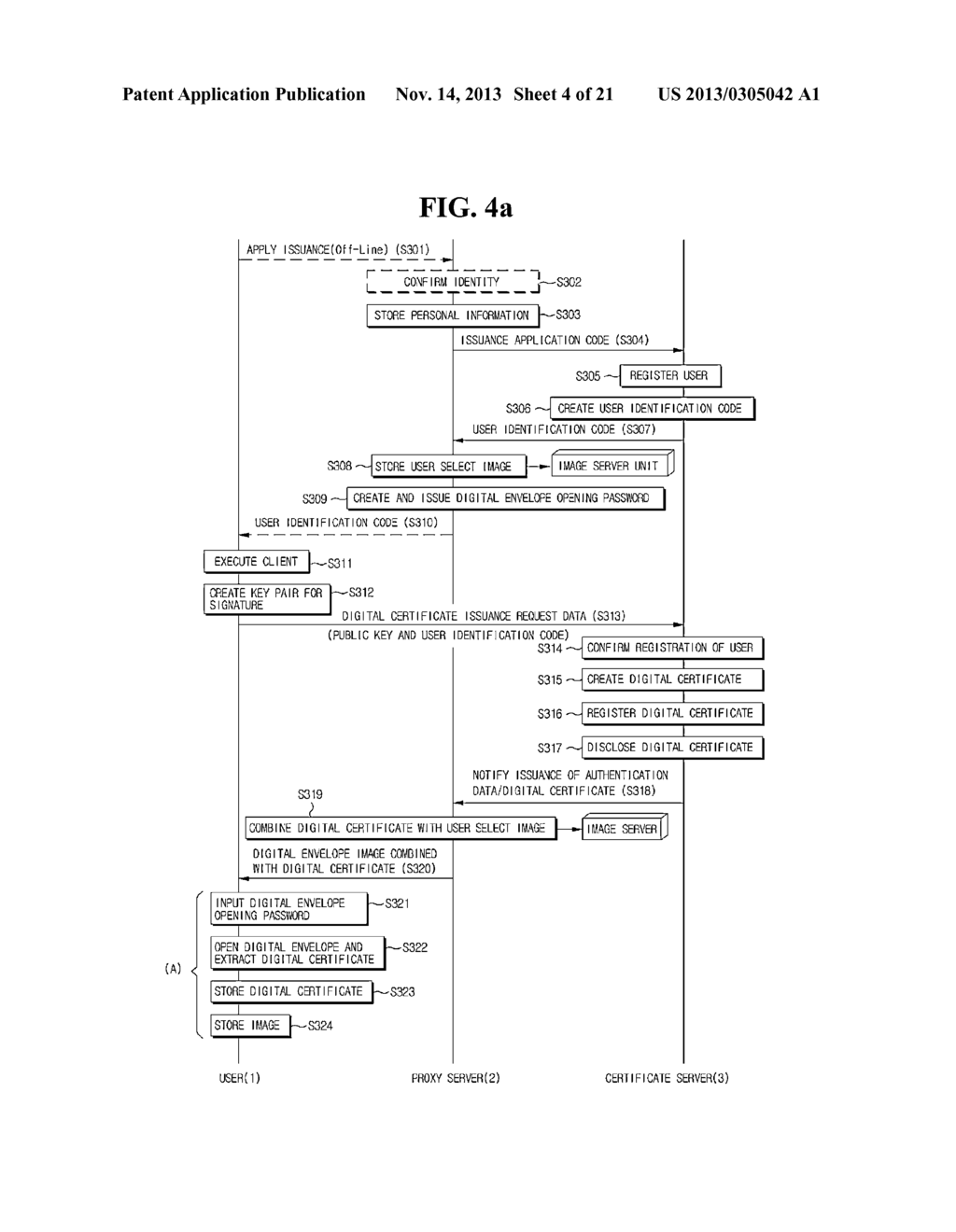 SYSTEM AND METHOD FOR ISSUING DIGITAL CERTIFICATE USING ENCRYPTED IMAGE - diagram, schematic, and image 05