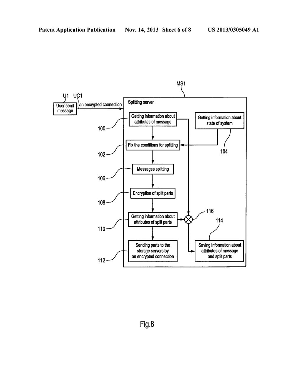 SECURE MESSAGE TRANSFER AND STORAGE - diagram, schematic, and image 07