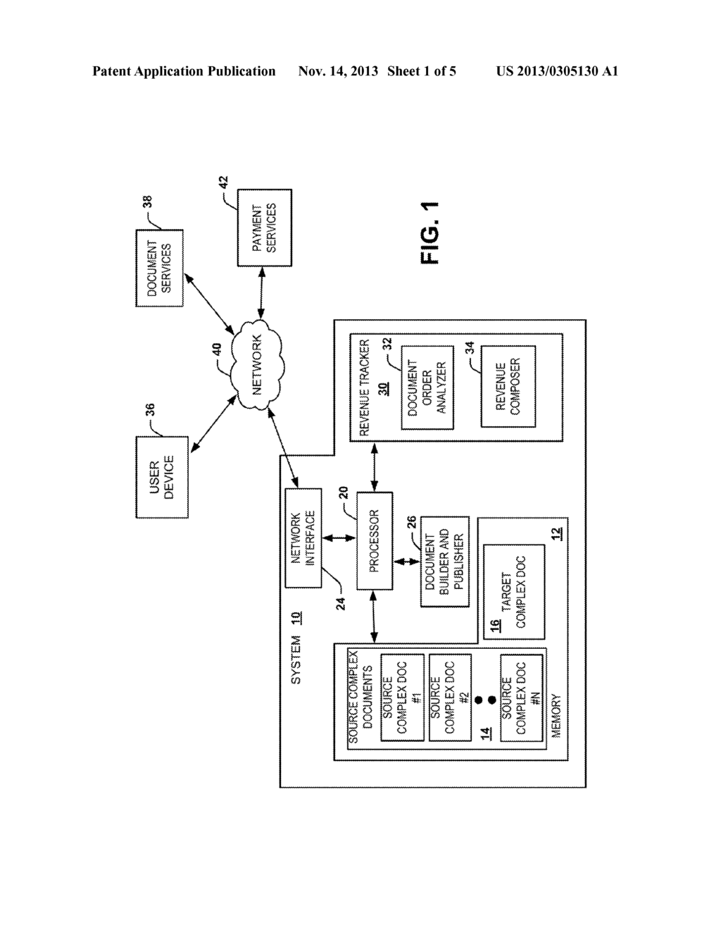 Systems and Method for Building and Publishing Complex Documents with     Component Revenue Tracking - diagram, schematic, and image 02