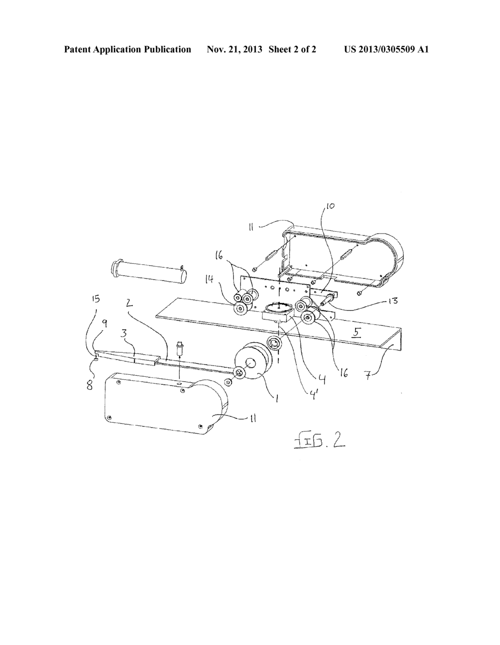 DEVICE FOR MEASURING SURFACE DIMENSIONS OF AN OBJECT - diagram, schematic, and image 03