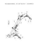 Crop Harvesting Machine with Calibration of the Header Float Springs diagram and image