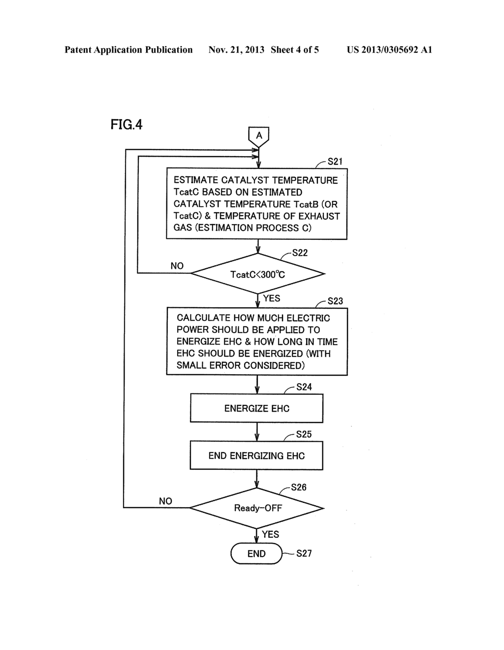 VEHICLE AND METHOD FOR CONTROLLING CATALYST DEVICE IN TEMPERATURE - diagram, schematic, and image 05