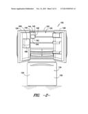 ICE DISPENSER WITH CRUSHER AND SHAVER FOR A REFRIGERATOR APPLIANCE diagram and image