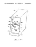 ICE DISPENSER WITH CRUSHER AND SHAVER FOR A REFRIGERATOR APPLIANCE diagram and image