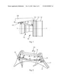 METHOD OF MEASURING LOADINGS IN JOINS IN A HIGH-TEMPERATURE ENVIRONMENT     AND INSTRUMENTED SHAFT FOR IMPLEMENTATION, IN PARTICULAR FOR REAR     ATTACHMENT OF AIRCRAFT TURBOJET diagram and image