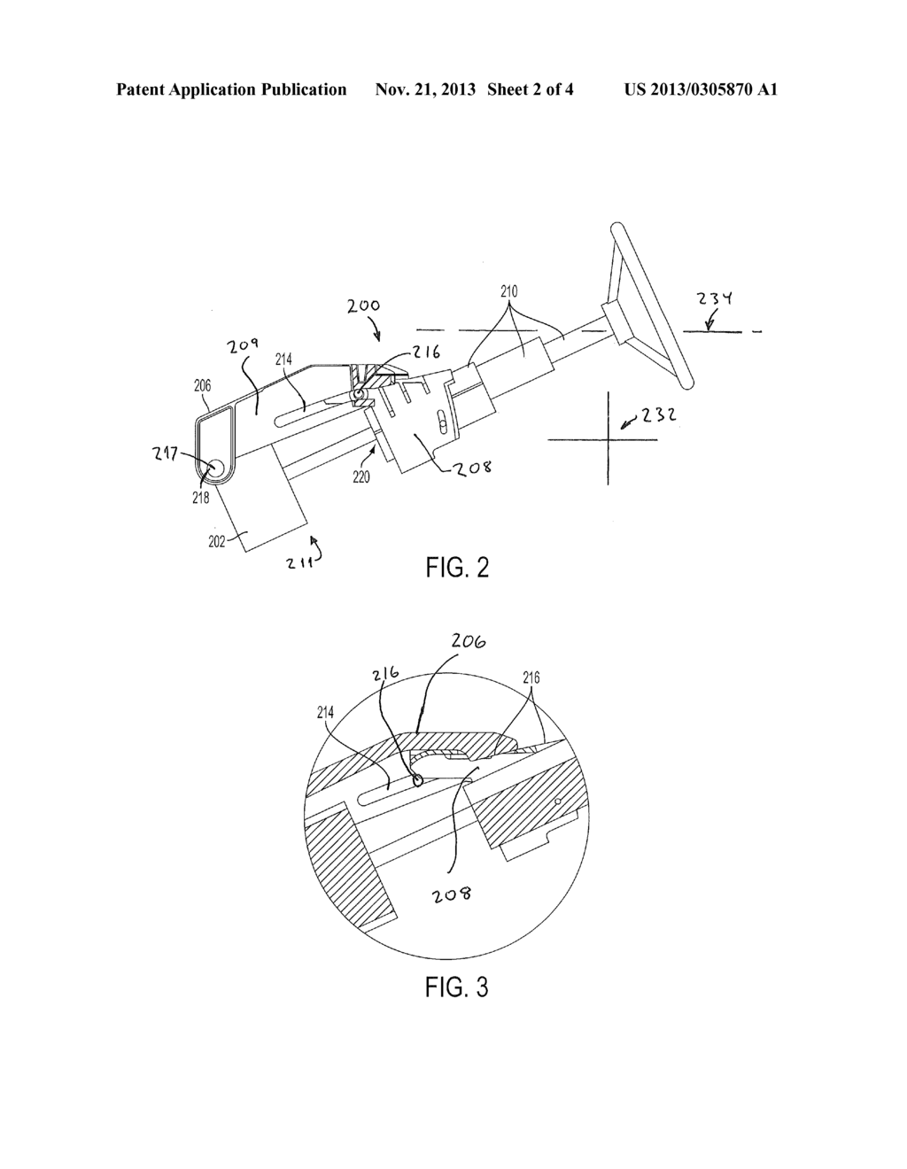 SYSTEM AND METHOD FOR CONSTRAINING A PORTION OF A STEERING COLUMN ASSEMBLY     TO TRANSLATE ALONG A PREFERRED PATH - diagram, schematic, and image 03