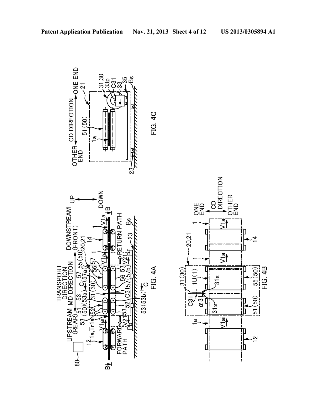 WEB MEMBER CUTTING APPARATUS FOR CUTTING WEB MEMBER THAT HAS A PLURALITY     OF FIBERS INCLUDING TOWS AND WEB MEMBER CUTTING METHOD - diagram, schematic, and image 05