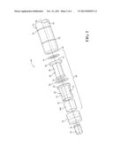 GAS STRUT ASSEMBLY WITH AN INTERNAL DETENT MODULE diagram and image