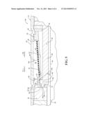 GAS STRUT ASSEMBLY WITH AN INTERNAL DETENT MODULE diagram and image